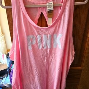 Nwt Victorias Secret Pink Tank XXL